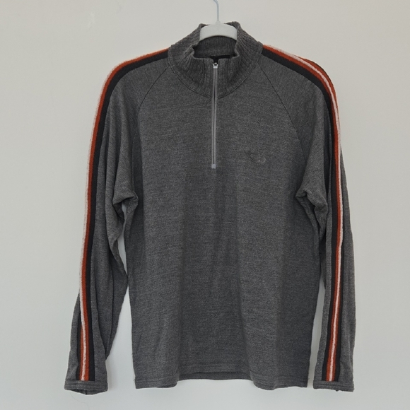 Icebreaker Other - Men's Gray Half-Zip Icebreaker merino wool sweater gray warm outdoor Medium
